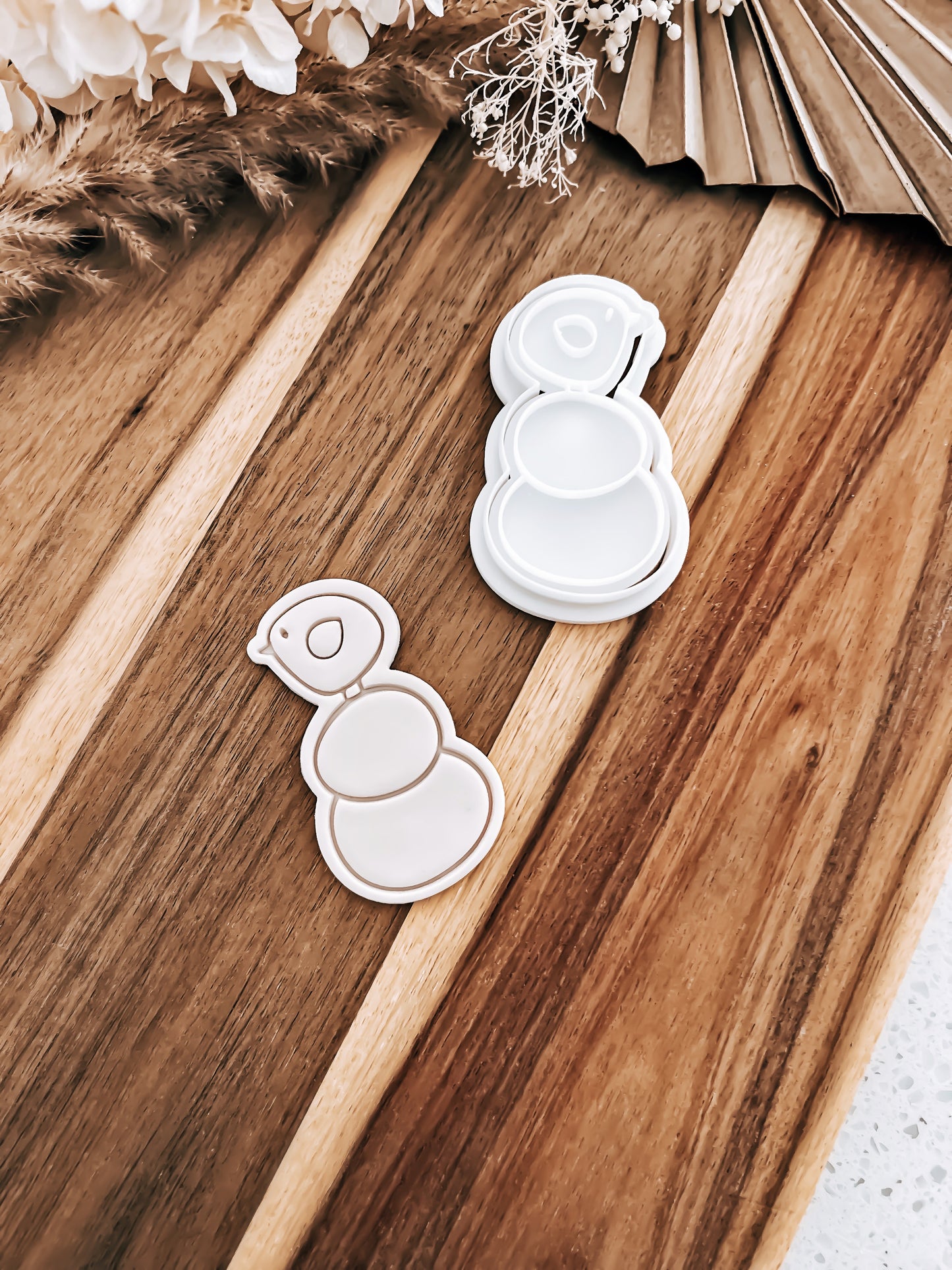 Little Chick on Eggs - Cookie Stamp & Cutter - Ideal for Fondant & Sugar Cookies
