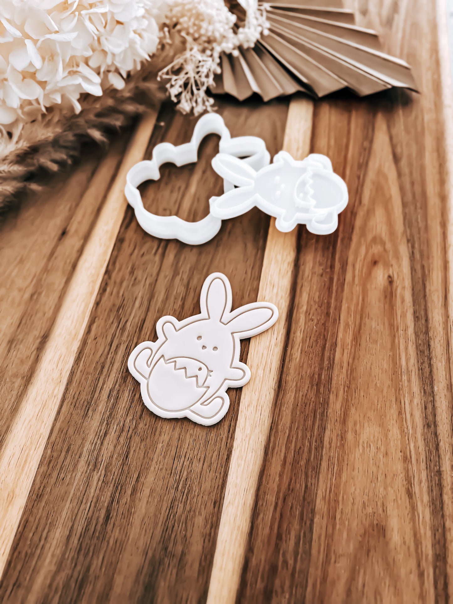 Egg Bunny & Chick - Cookie Stamp & Cutter - Ideal for Fondant & Sugar Cookies