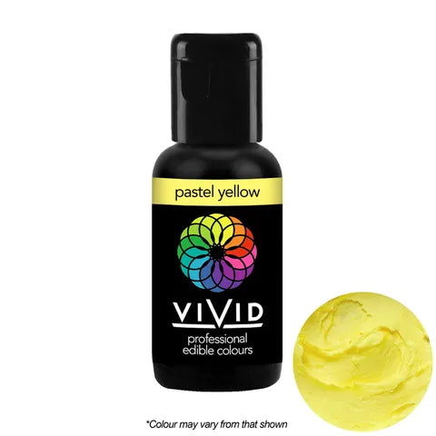 Pastel Yellow - Gel Colour 21g | Vivid Professional - Premium Vivid Professional from Cake Craft - Just $4.99! Shop now at O'Khach Baking Supplies