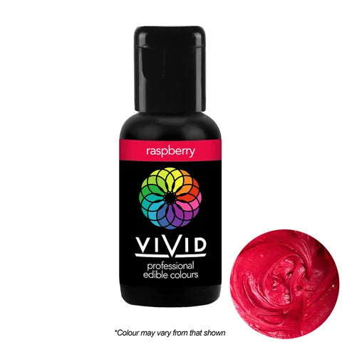 Raspberry Vivid Gel Colour – Professional Edible Gel Food Colouring