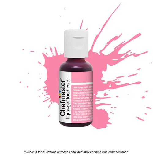 Bakers Rose - Gel Food Colour 20g (Chefmaster) - Premium from O'Khach Baking Supplies - Just $4.95! Shop now at O'Khach Baking Supplies
