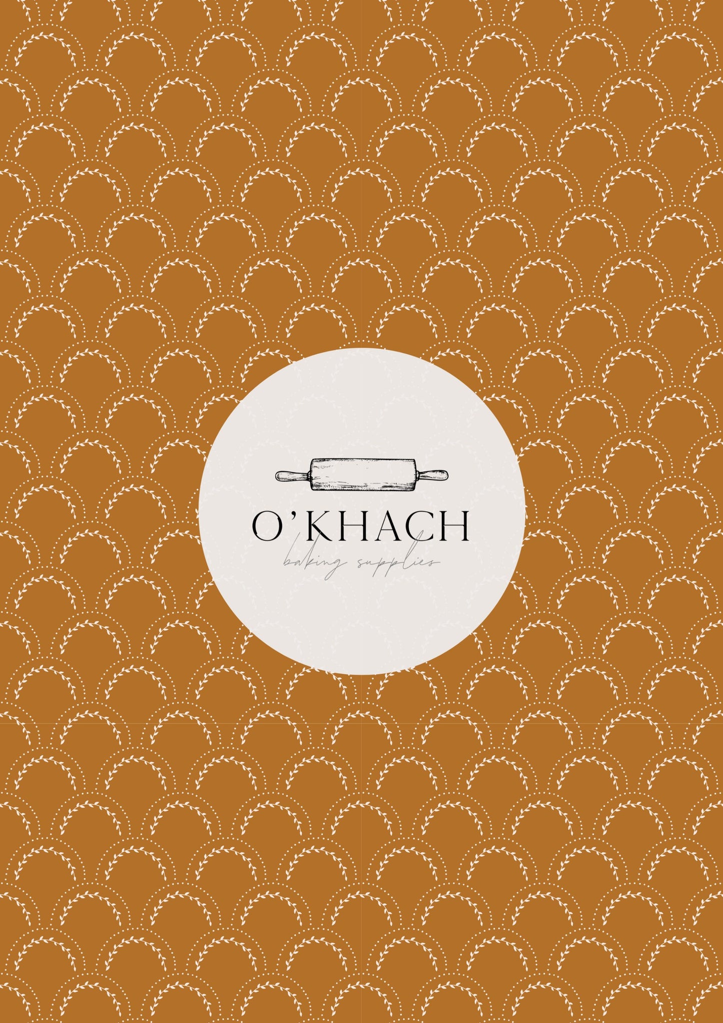 Bohemian Life Pattern - Edible Image – A4 Cake Topper & Cupcake Decoration