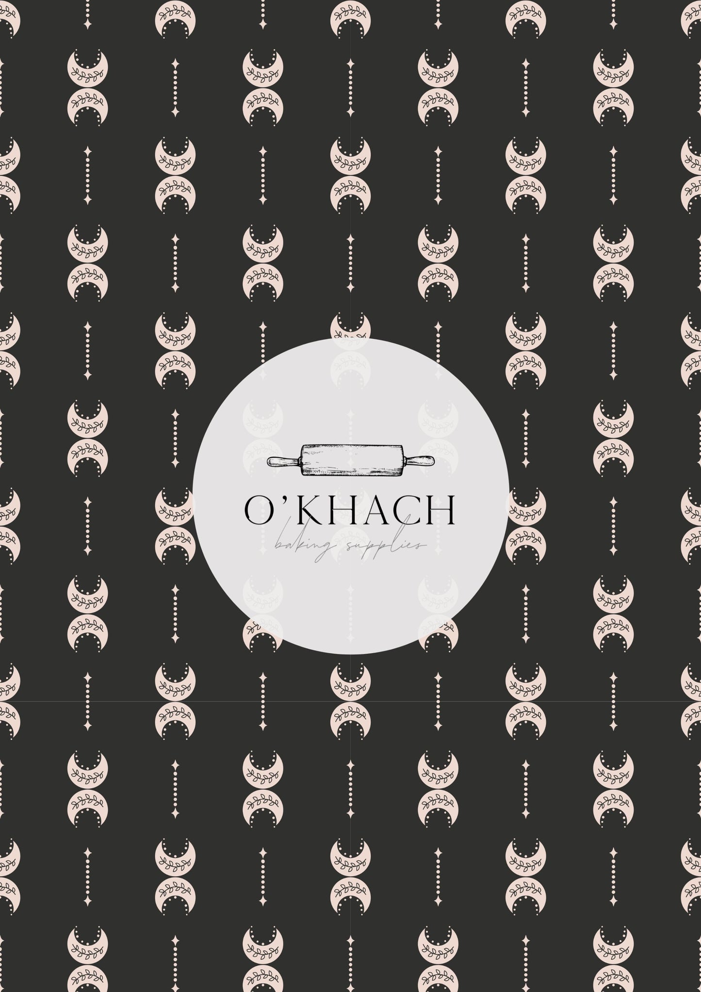 Bohemian Life Pattern - Edible Image – A4 Cake Topper & Cupcake Decoration