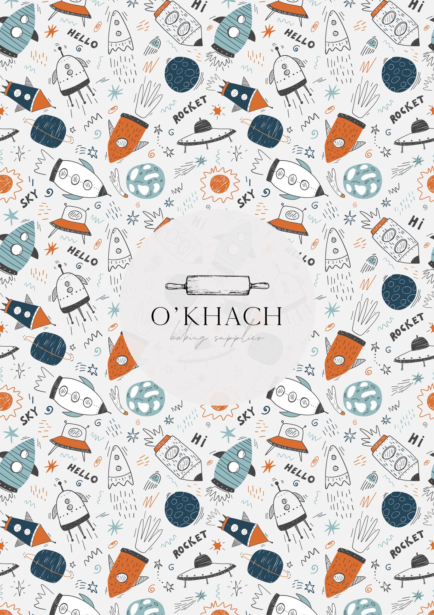 Cats in Space Edible Images – A4 Cake & Cookie Toppers for Fun Cosmic-Themed Baking