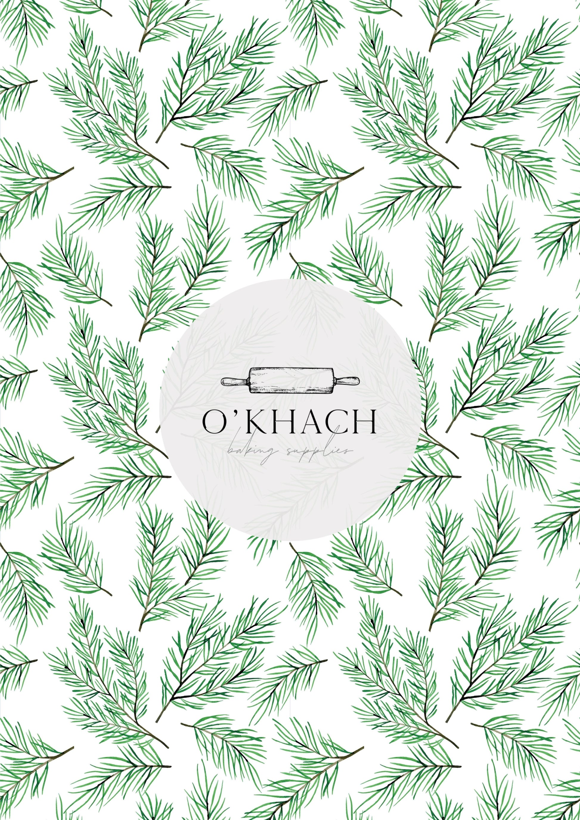 Christmas Details Pattern No.66 - Edible Image – A4 Cake Topper & Cupcake Decoration