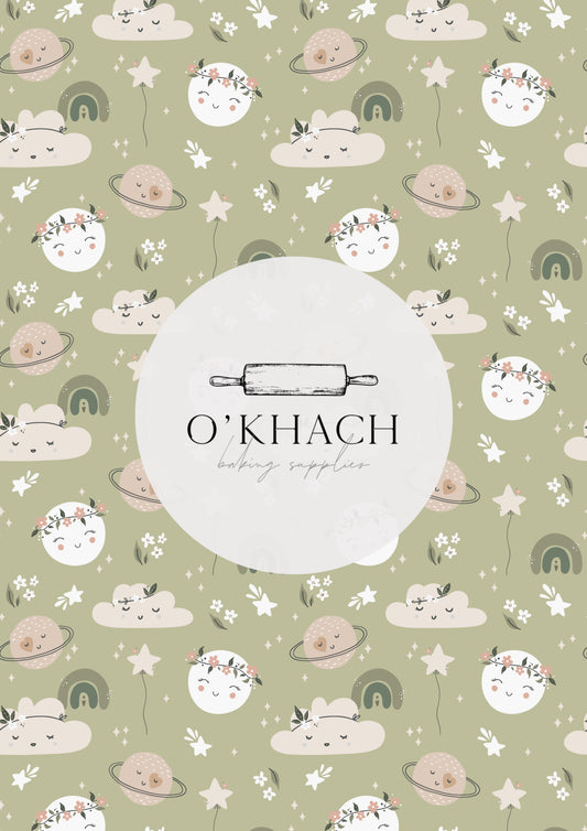 Dream Big Pattern No.7 - Edible Image - Premium Edible Image from O'Khach Baking Supplies - Just $16.99! Shop now at O'Khach Baking Supplies