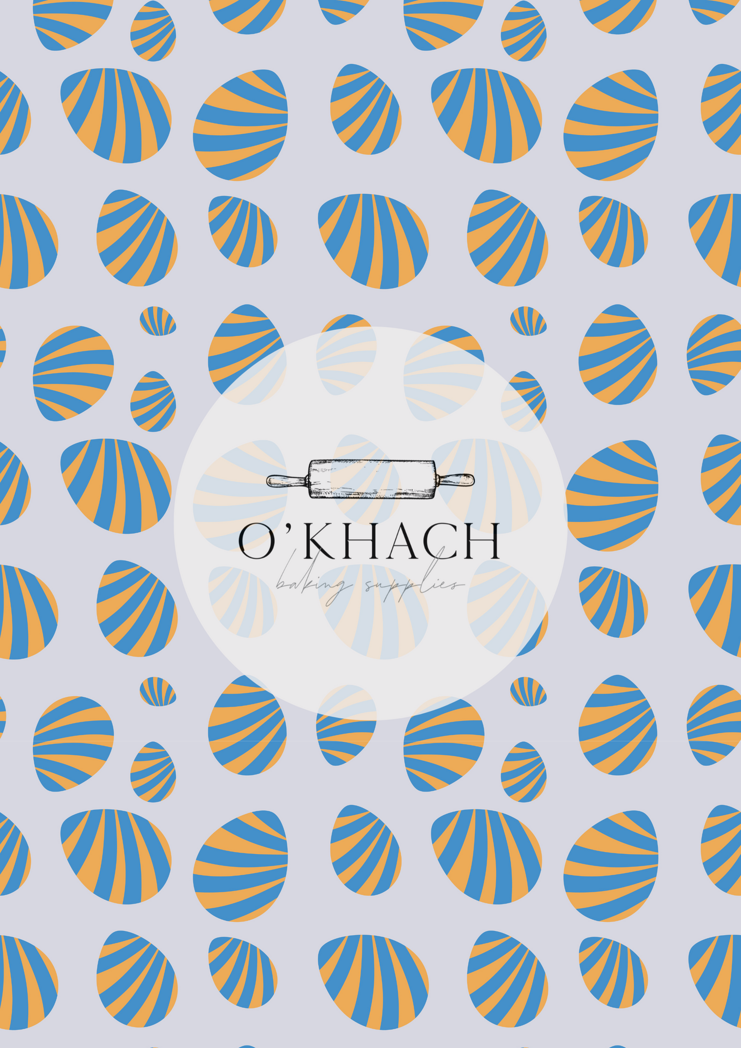 Easter Pattern - Edible Image – A4 Cake Topper & Cupcake Decoration