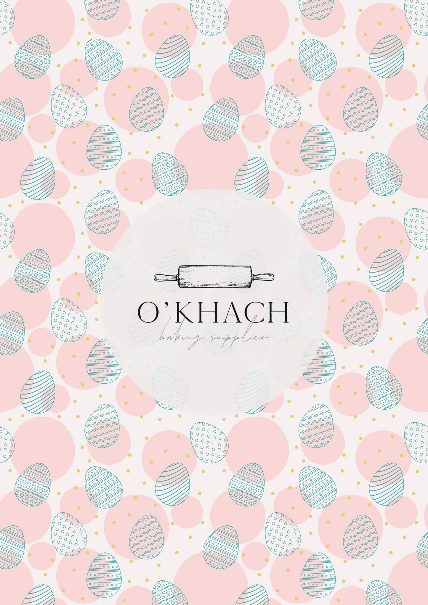 Easter Pattern - Edible Image – A4 Cake Topper & Cupcake Decoration