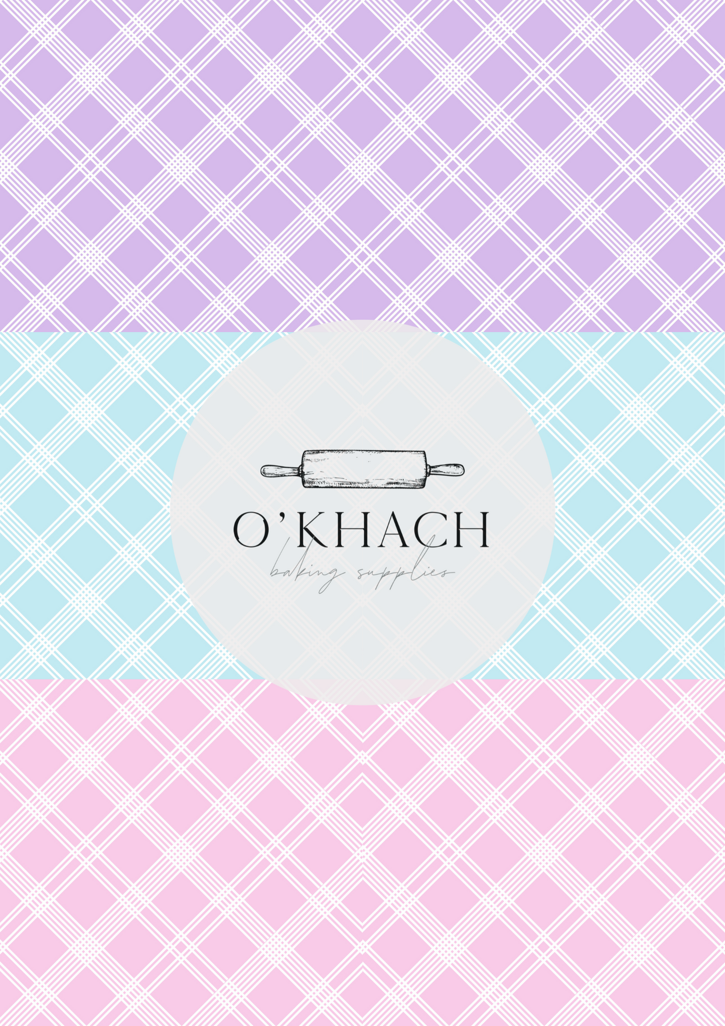 Easter Pattern - Edible Image – A4 Cake Topper & Cupcake Decoration