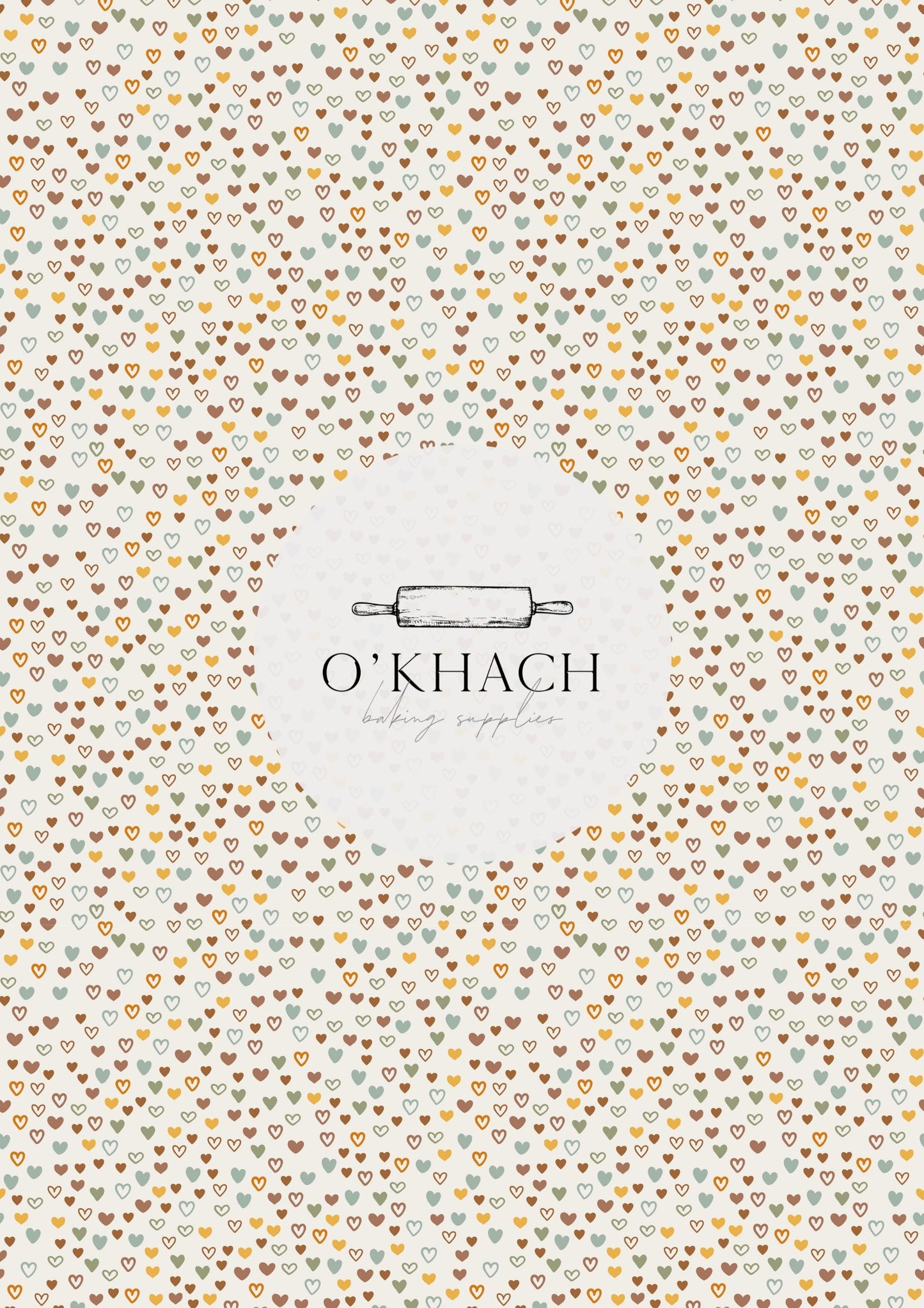 In The Woods Pattern No.20 - Edible Image - Premium Edible Image from O'Khach Baking Supplies - Just $16.99! Shop now at O'Khach Baking Supplies