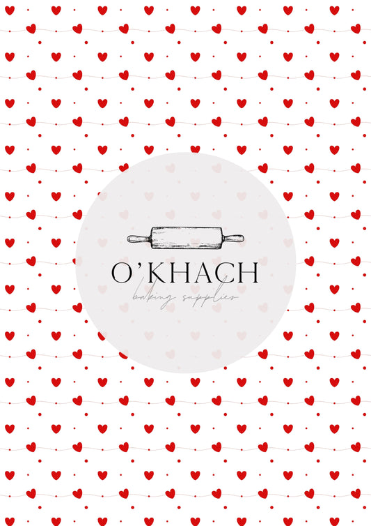 Love Details Pattern No.105 - Edible Image - Premium Edible Image from O'Khach Baking Supplies - Just $16.99! Shop now at O'Khach Baking Supplies