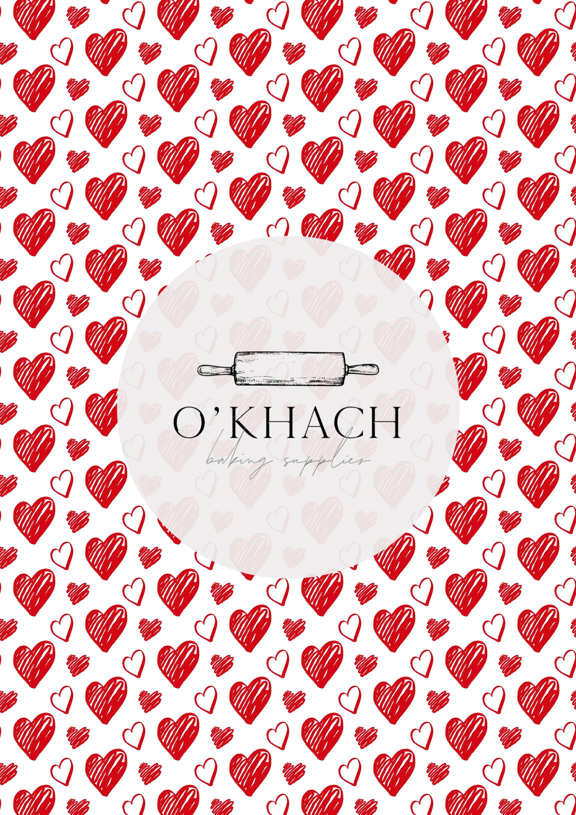 Love Details Pattern No.11 - Edible Image - Premium Edible Image from O'Khach Baking Supplies - Just $16.99! Shop now at O'Khach Baking Supplies