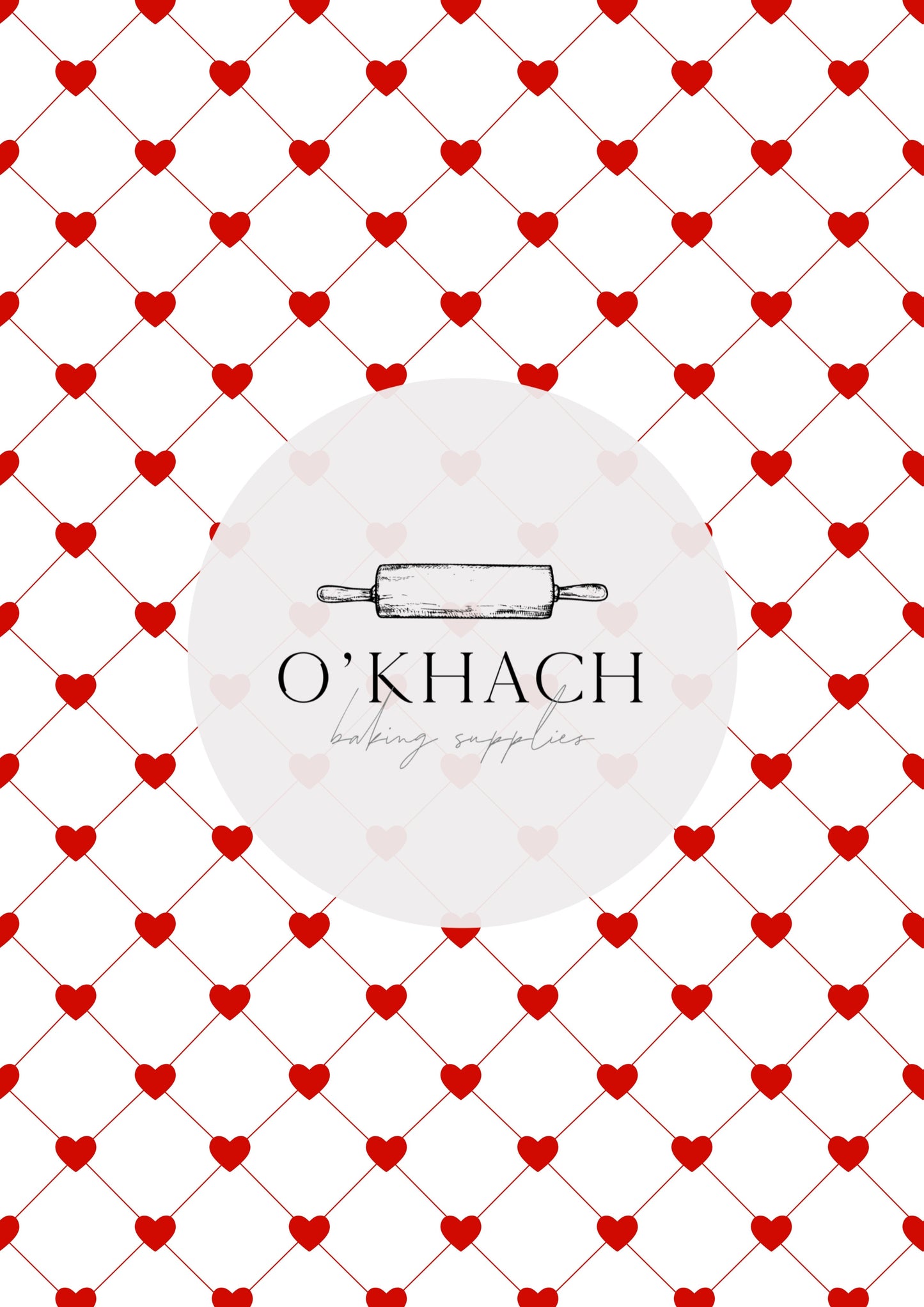 Love Details Pattern No.112 - Edible Image - Premium Edible Image from O'Khach Baking Supplies - Just $16.99! Shop now at O'Khach Baking Supplies