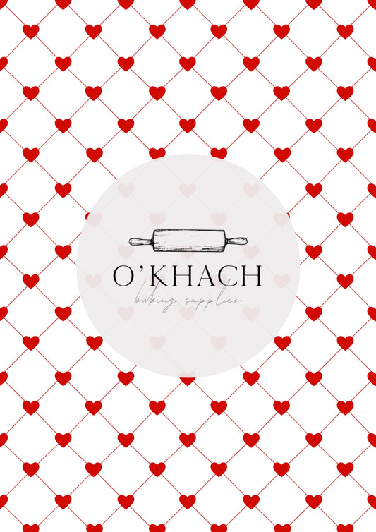 Love Details Pattern No.112 - Edible Image - Premium Edible Image from O'Khach Baking Supplies - Just $16.99! Shop now at O'Khach Baking Supplies