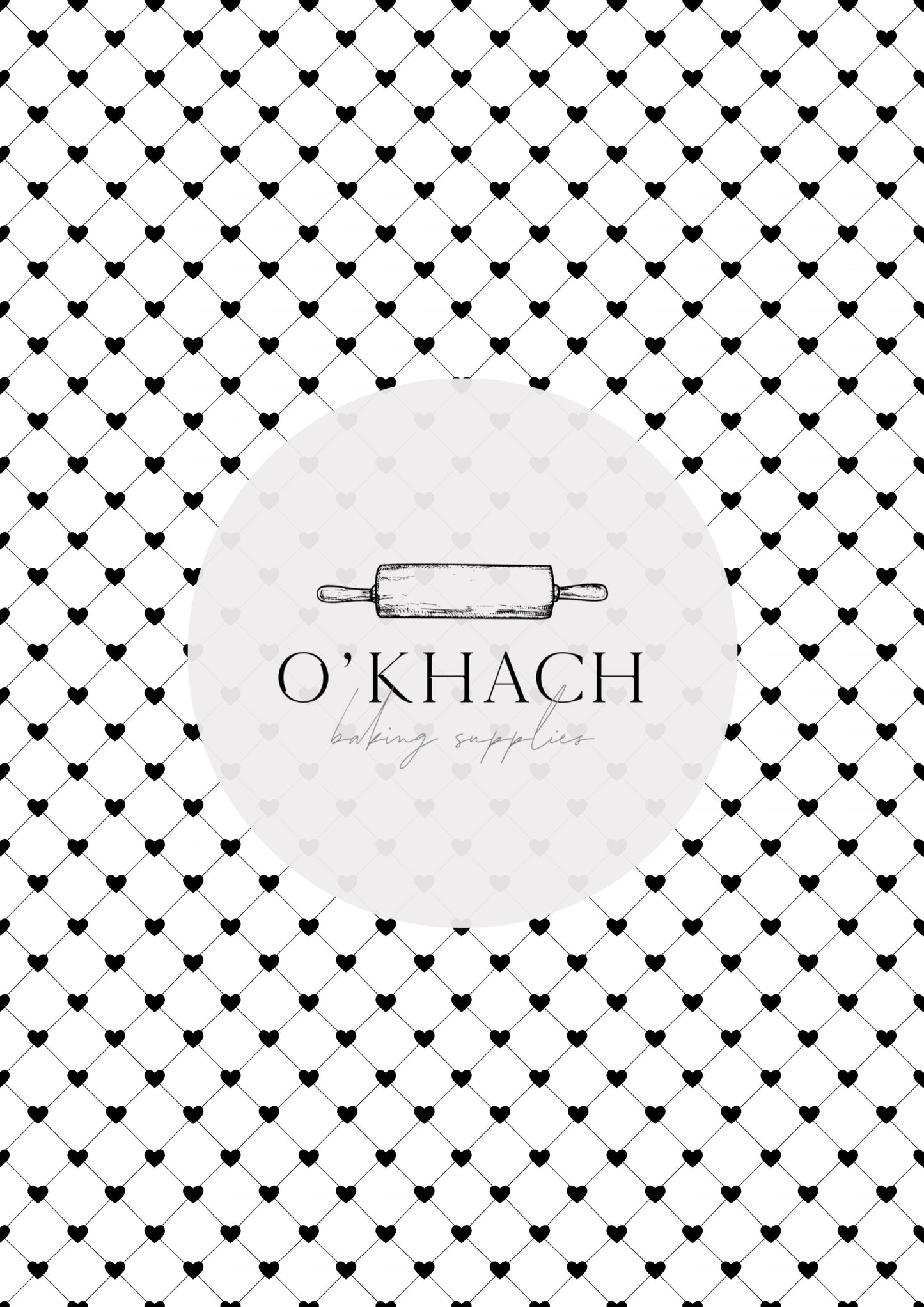Love Details Pattern No.131 - Edible Image - Premium Edible Image from O'Khach Baking Supplies - Just $16.99! Shop now at O'Khach Baking Supplies