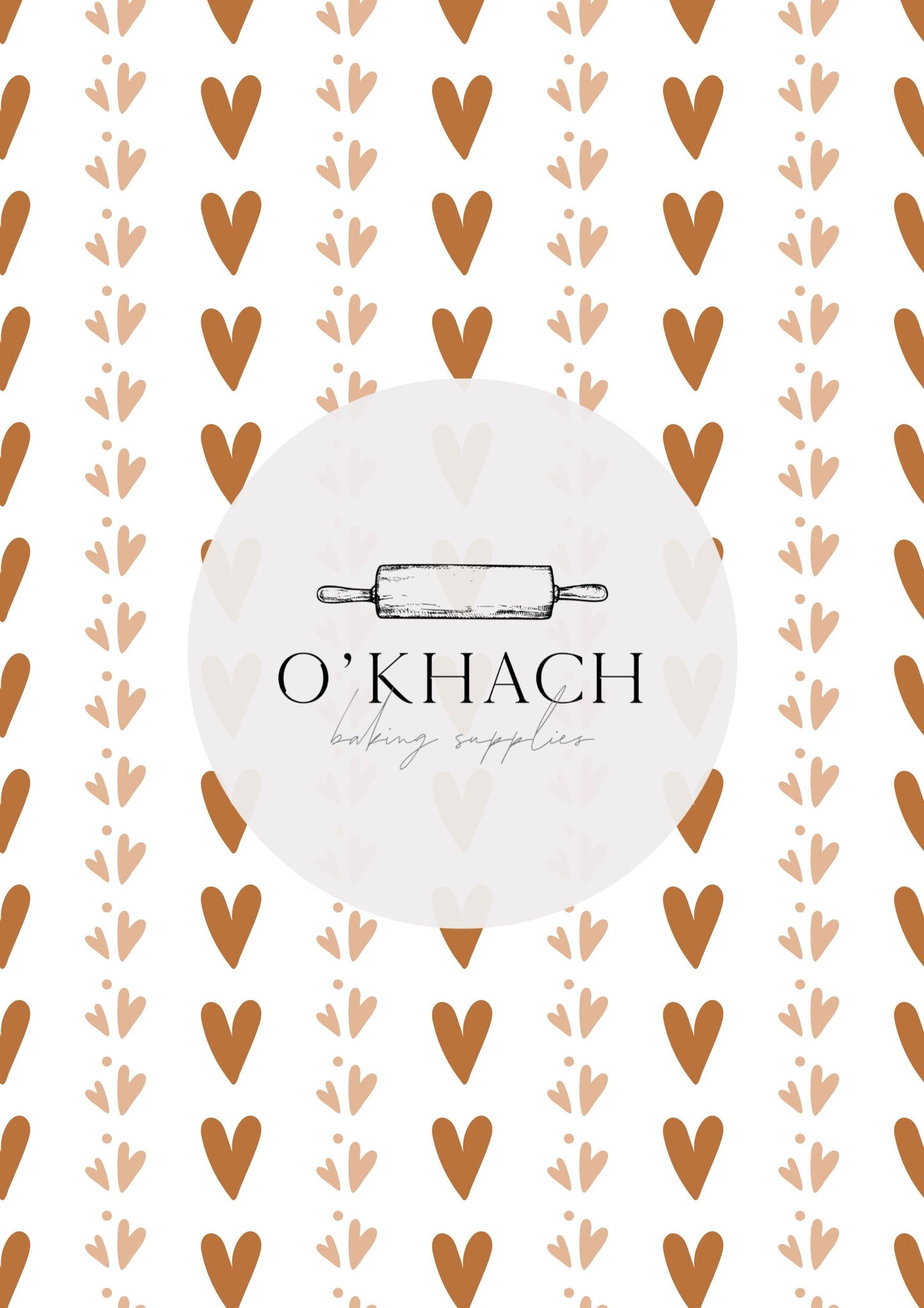 Love Details Pattern No.162 - Edible Image - Premium Edible Image from O'Khach Baking Supplies - Just $16.99! Shop now at O'Khach Baking Supplies