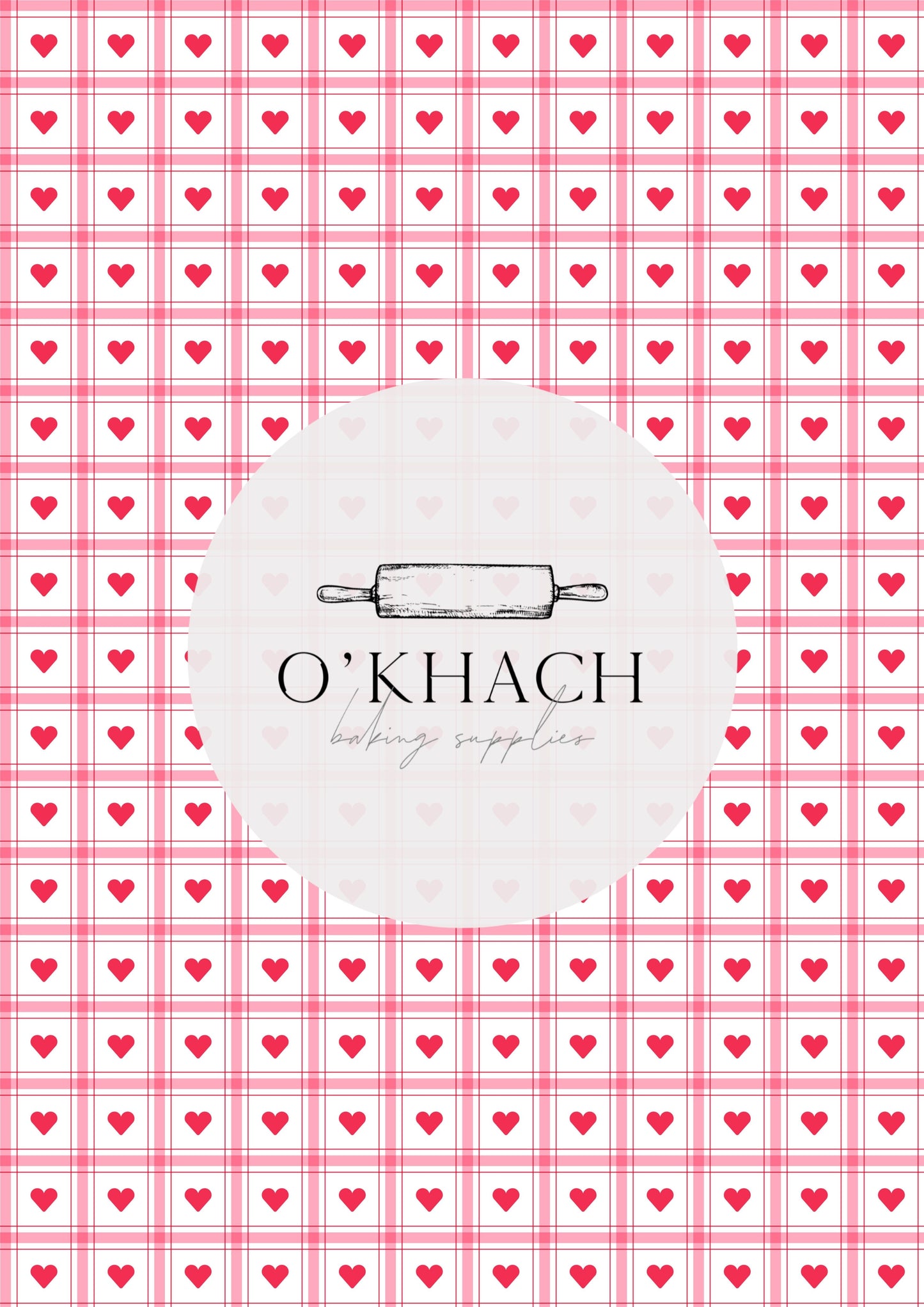 Love Details Pattern No.26 - Edible Image - Premium Edible Image from O'Khach Baking Supplies - Just $16.99! Shop now at O'Khach Baking Supplies