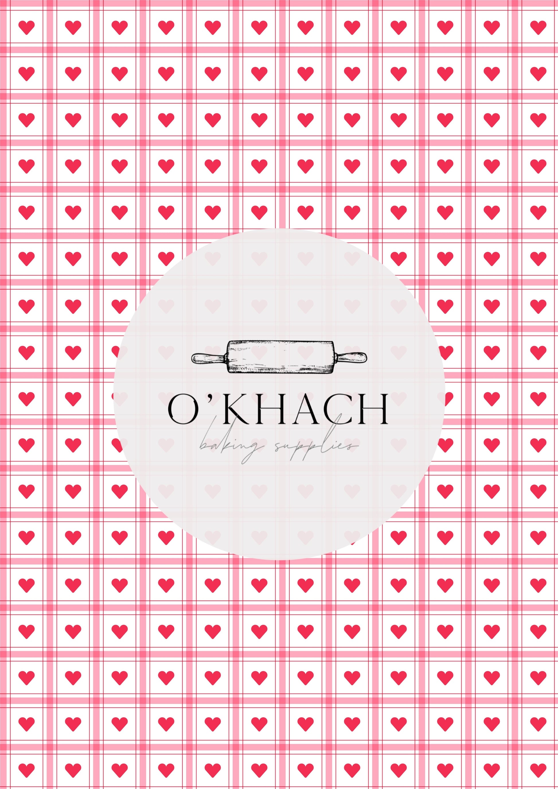 Love Details Pattern No.26 - Edible Image - Premium Edible Image from O'Khach Baking Supplies - Just $16.99! Shop now at O'Khach Baking Supplies