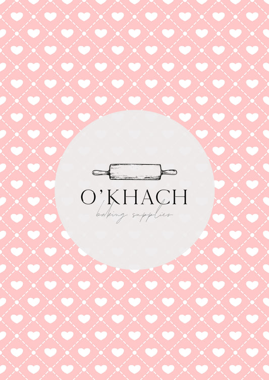 Love Details Pattern No.34 - Edible Image - Premium Edible Image from O'Khach Baking Supplies - Just $16.99! Shop now at O'Khach Baking Supplies