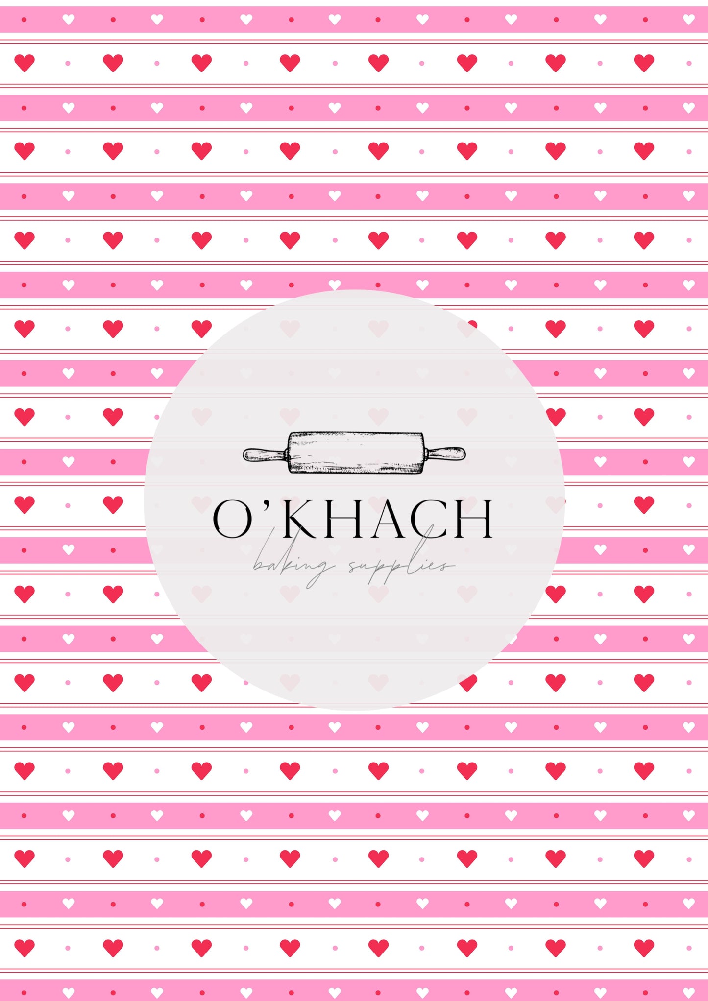 Love Details Pattern No.44 - Edible Image - Premium Edible Image from O'Khach Baking Supplies - Just $16.99! Shop now at O'Khach Baking Supplies