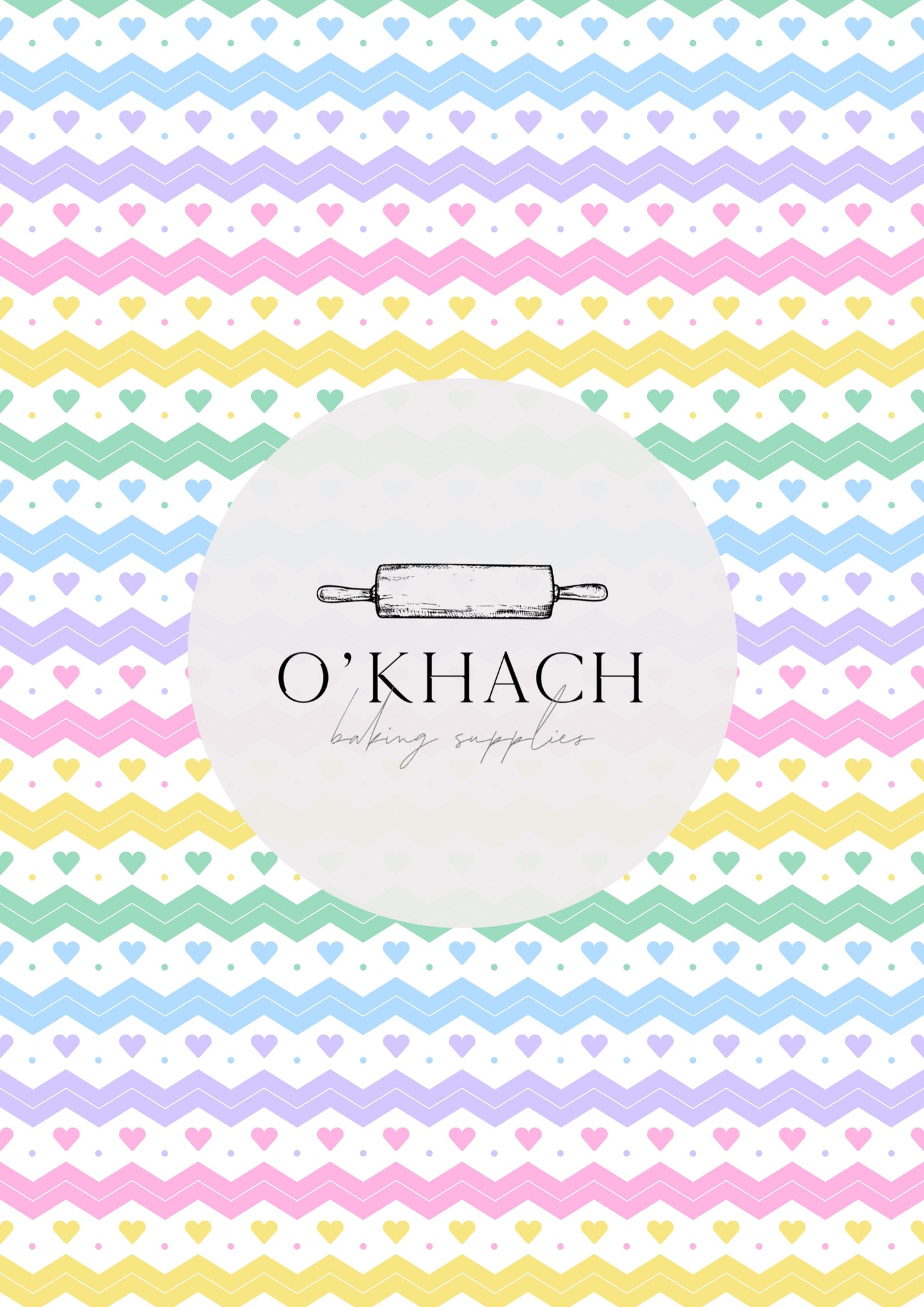 Love Details Pattern No.45 - Edible Image - Premium Edible Image from O'Khach Baking Supplies - Just $16.99! Shop now at O'Khach Baking Supplies