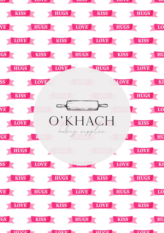 Love Details Pattern No.70 - Edible Image - Premium Edible Image from O'Khach Baking Supplies - Just $16.99! Shop now at O'Khach Baking Supplies