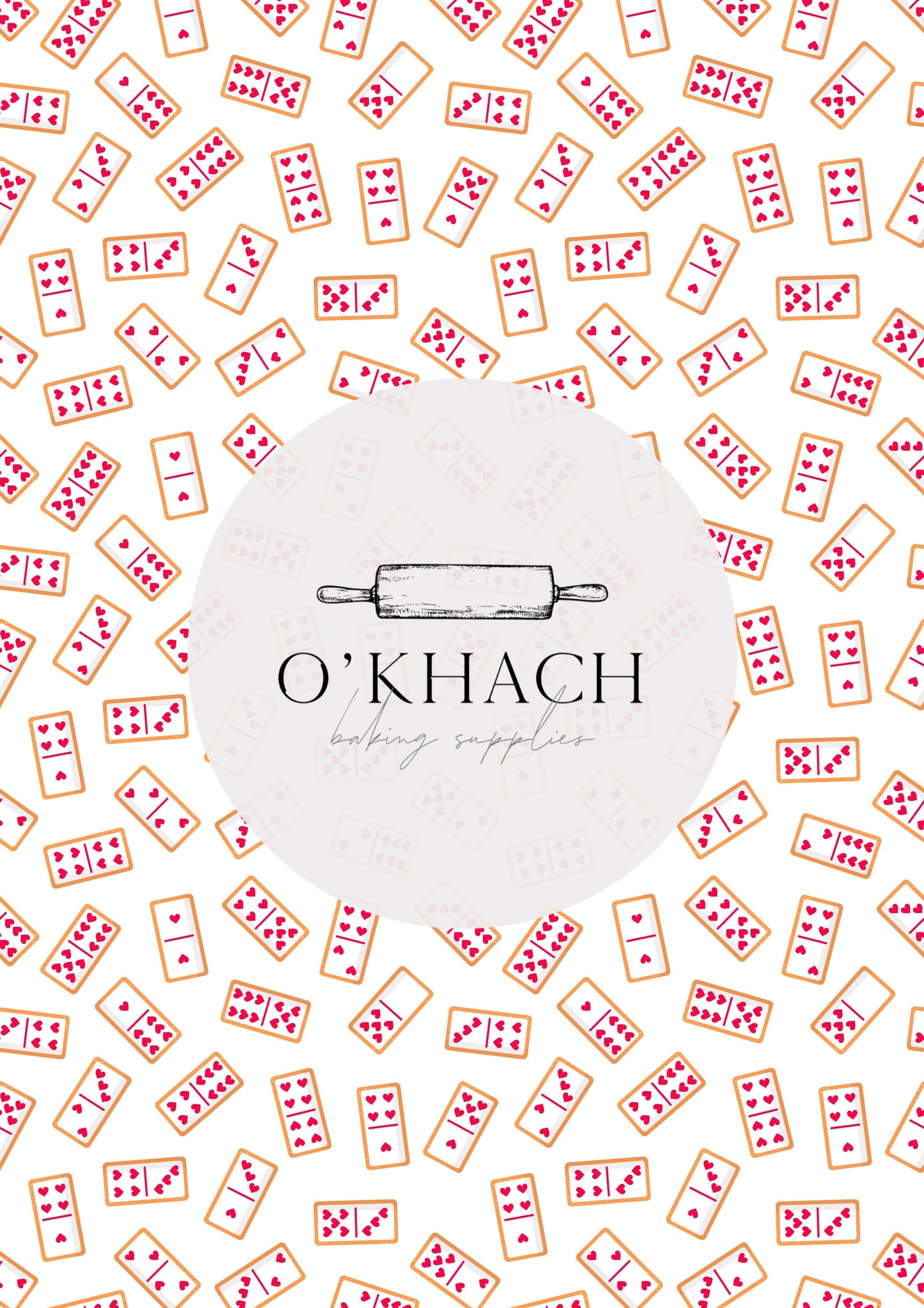 Love Details Pattern No.99 - Edible Image - Premium Edible Image from O'Khach Baking Supplies - Just $16.99! Shop now at O'Khach Baking Supplies