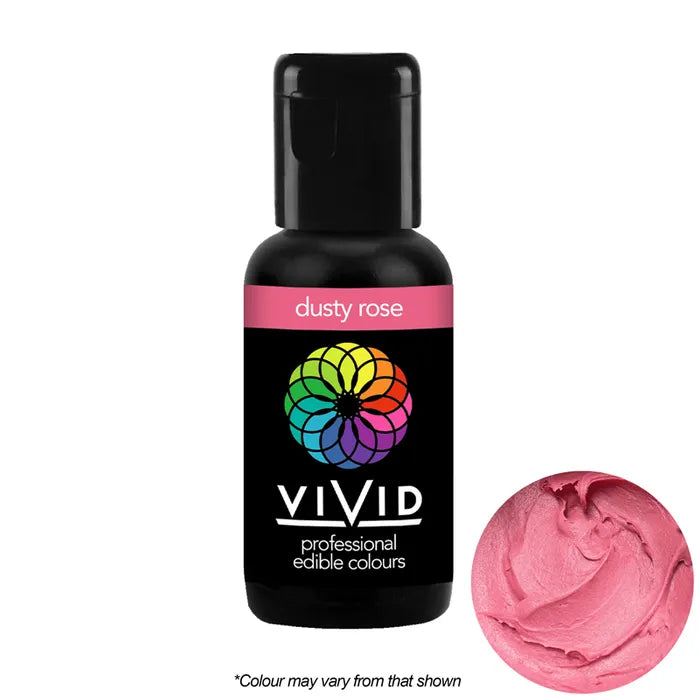 Dusty Rose Vivid Gel Colour – Professional Edible Gel Food Colouring