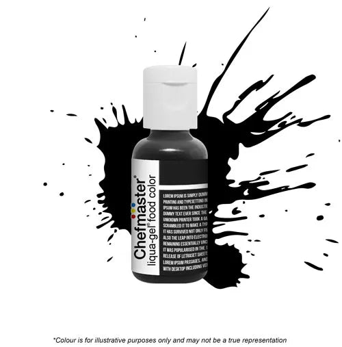 Black Diamond - Gel Food Colour 20g (Chefmaster) - Premium from O'Khach Baking Supplies - Just $4.95! Shop now at O'Khach Baking Supplies