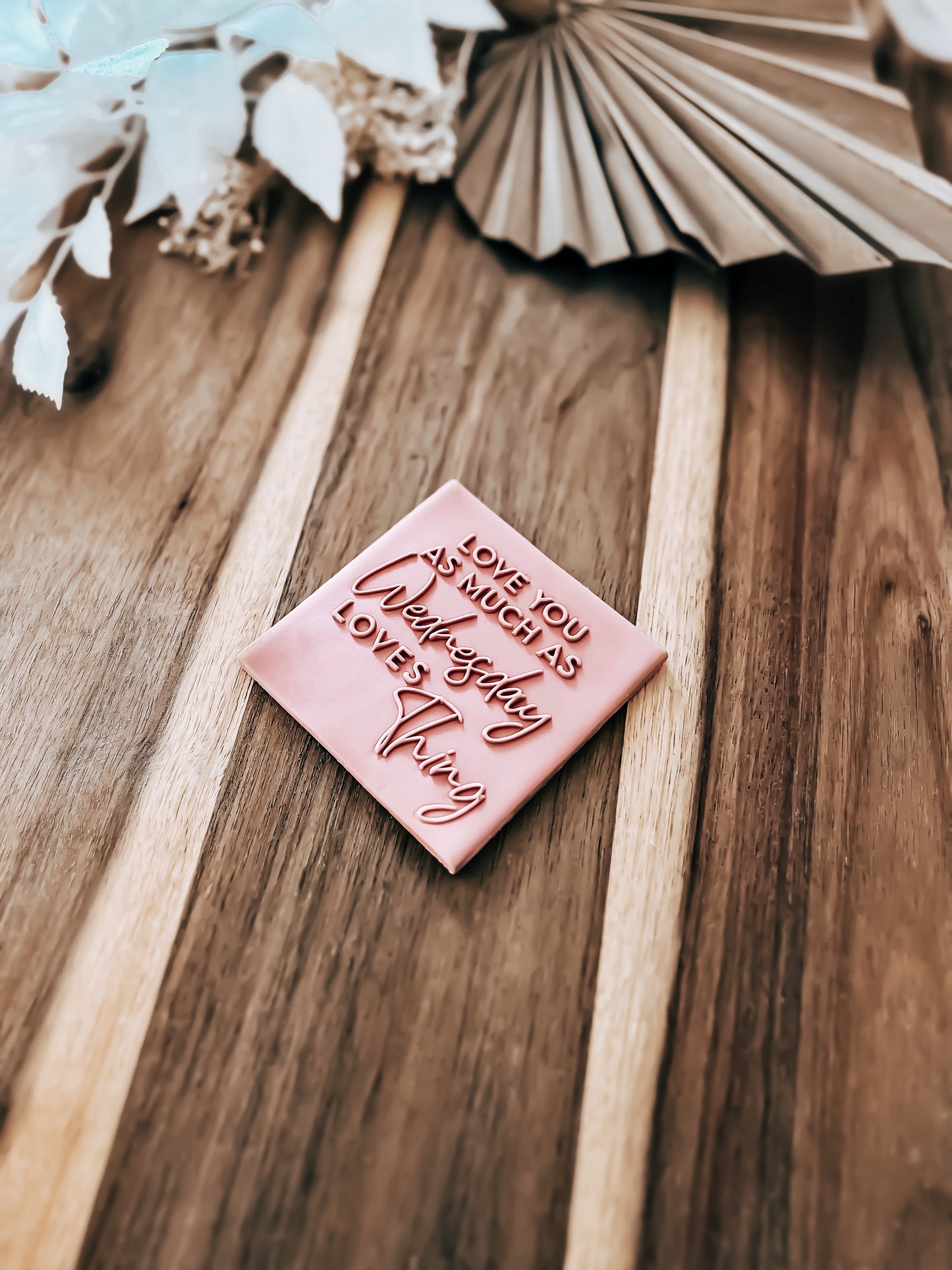 Love you as much as Wednesday Loves Thing'UP' Stamp - Premium from O'Khach Baking Supplies - Just $19.99! Shop now at O'Khach Baking Supplies
