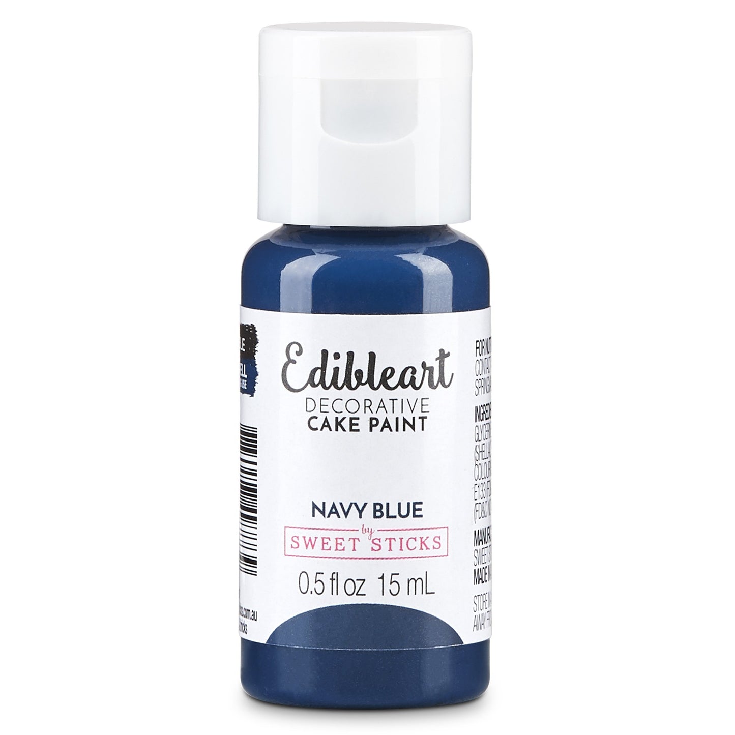 Navy Blue Edible Paint – Sweet Sticks 15ml | Food-Safe Cake Paint