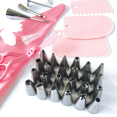Cake Craft Piping Tip Set - 36 Piece - Premium from O'Khach Baking Supplies - Just $21.99! Shop now at O'Khach Baking Supplies