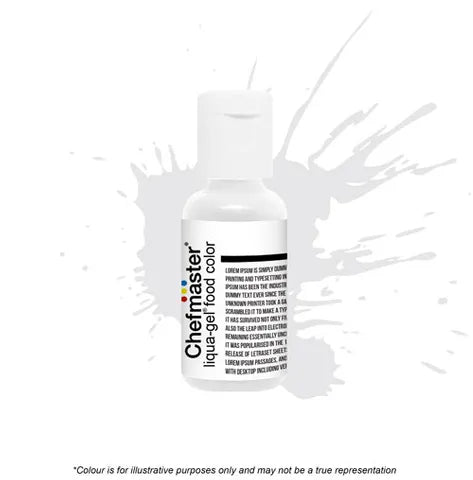 White- Gel Food Colour 20g (Chefmaster) - Premium from O'Khach Baking Supplies - Just $4.95! Shop now at O'Khach Baking Supplies