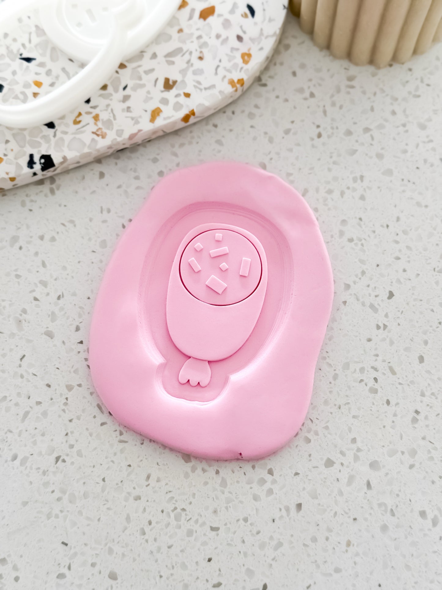 Salami Slice (Caterpillar) Stamp & Cutter - Perfect for Fondant & Sugar Cookies