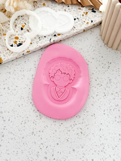 Wizard Boy - Cookie Stamp and Cutter
