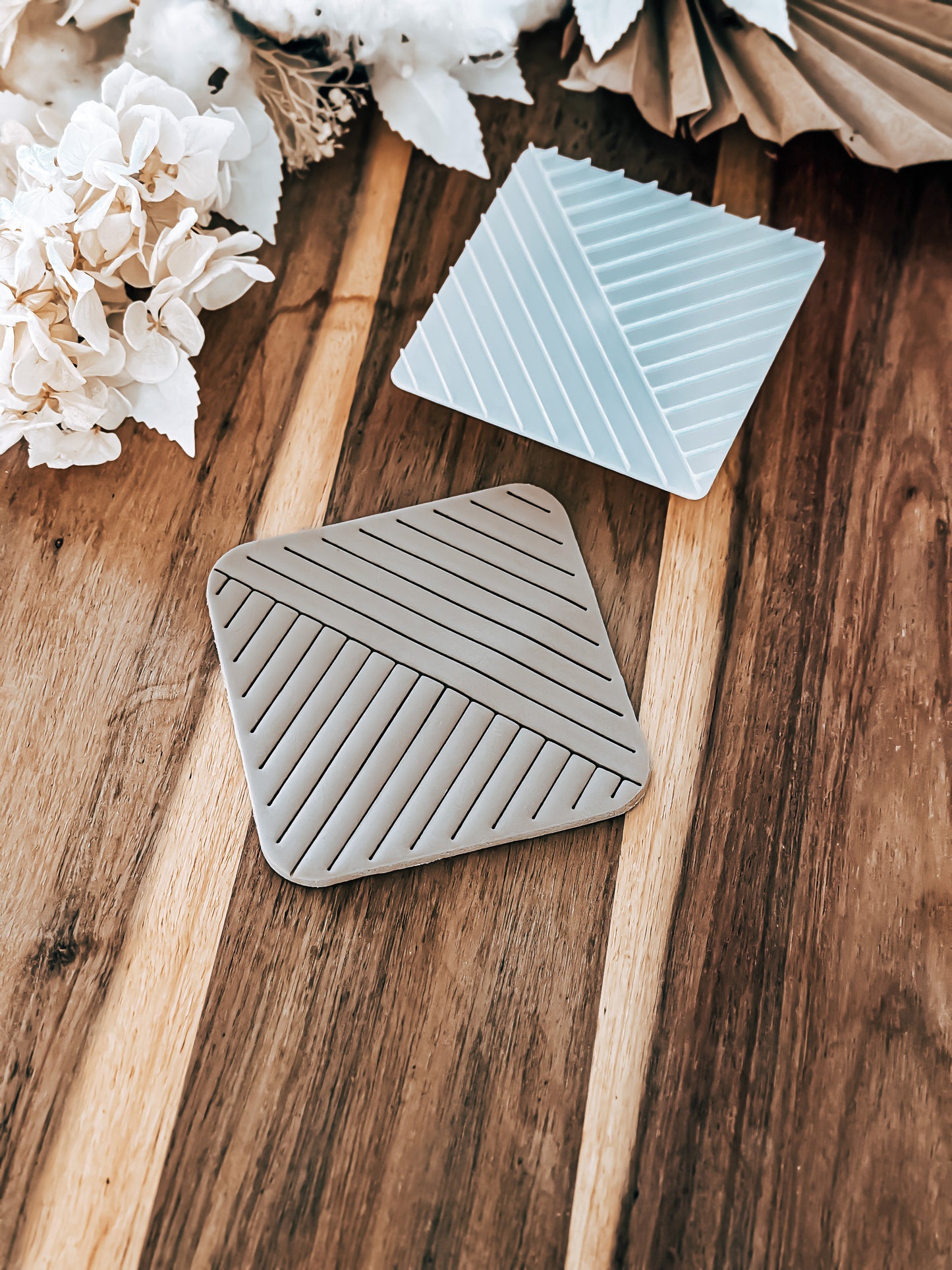 Stripe Line Pattern Cookie Stamp - Fondant & Sugar Cookies