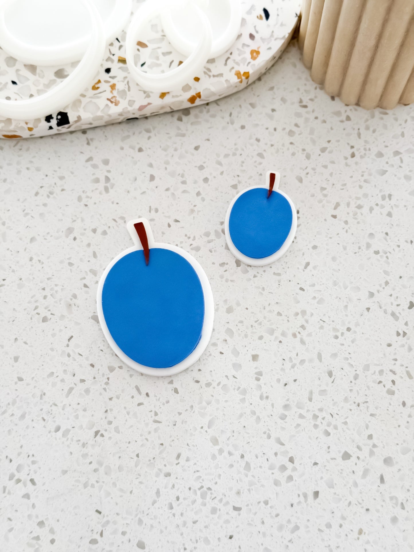 Mini Plum (Caterpillar) Stamp & Cutter - Perfect for Fondant & Sugar Cookies