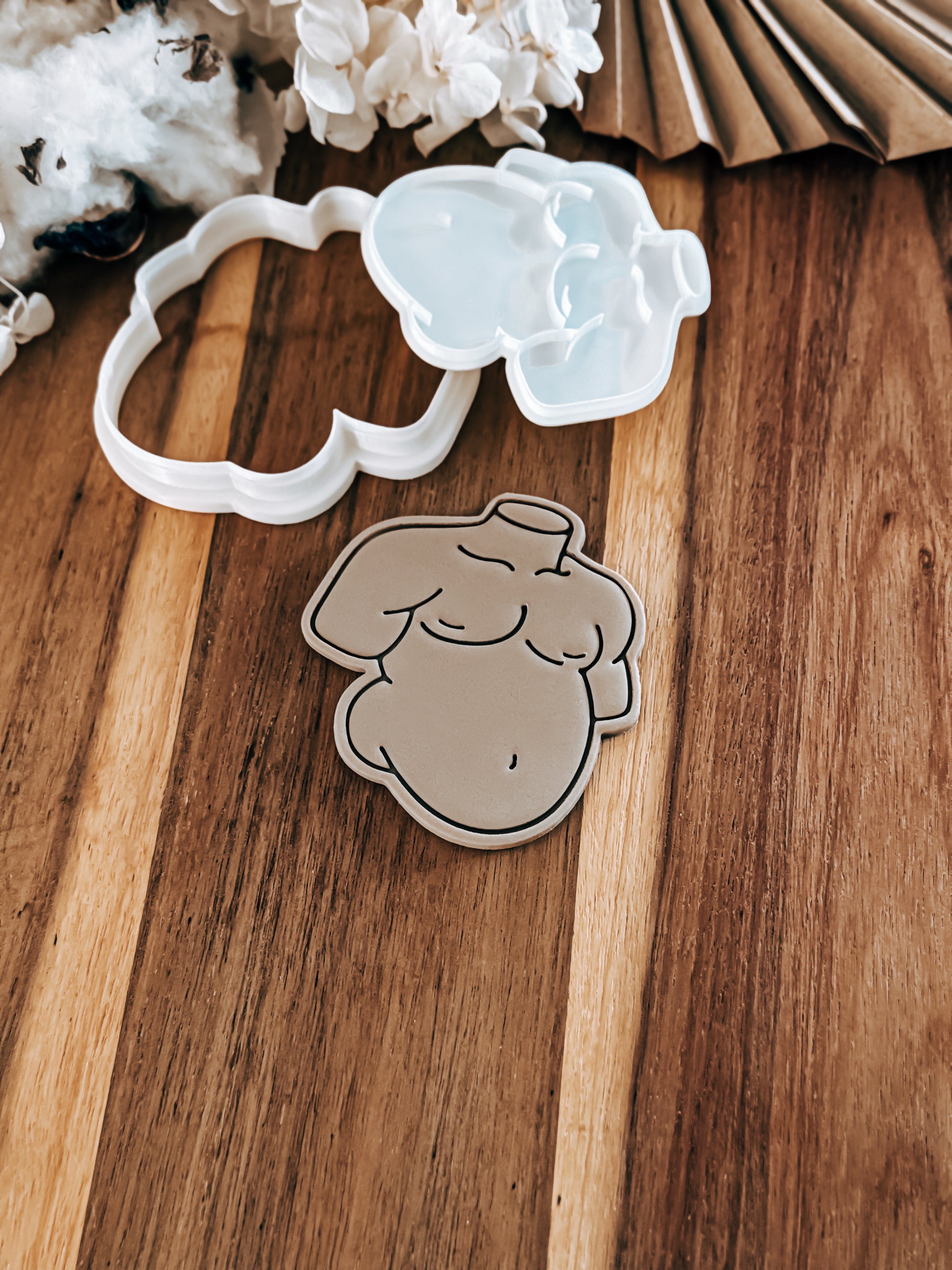 Dad Bod Stamp & Cutter - Perfect for Fondant & Sugar Cookies