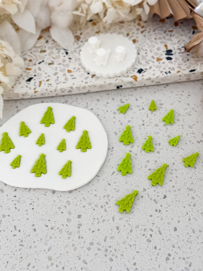 Christmas Tree Two Tone Press mould for Christmas cookie decorating