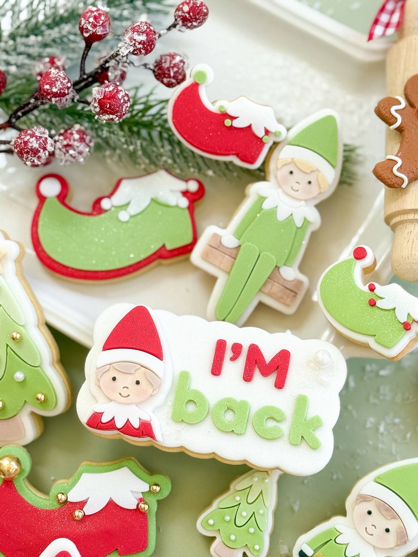 Mini Elf Shoe - Cookie Stamp and Cutter