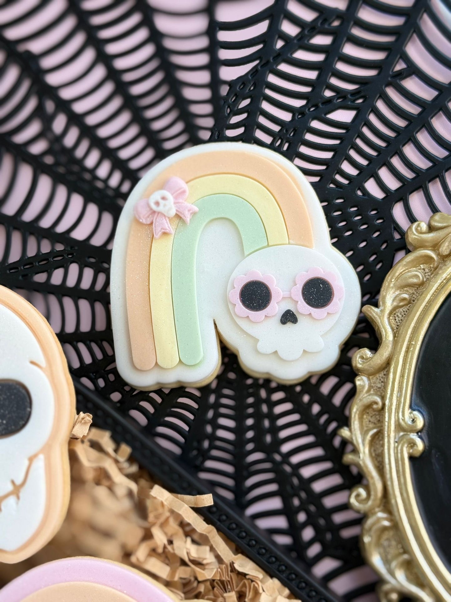 Rainbow Skull – Cookie Stamp & Cutter