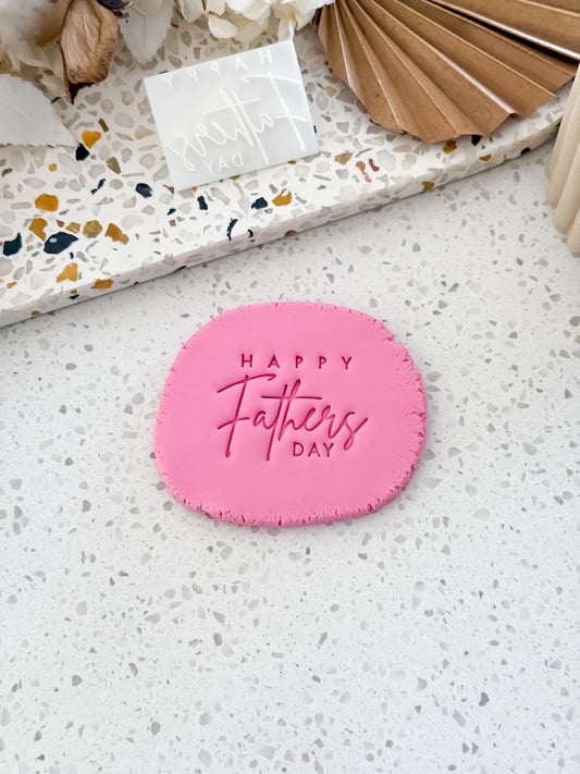 Happy Fathers Day - Cookie Stamp