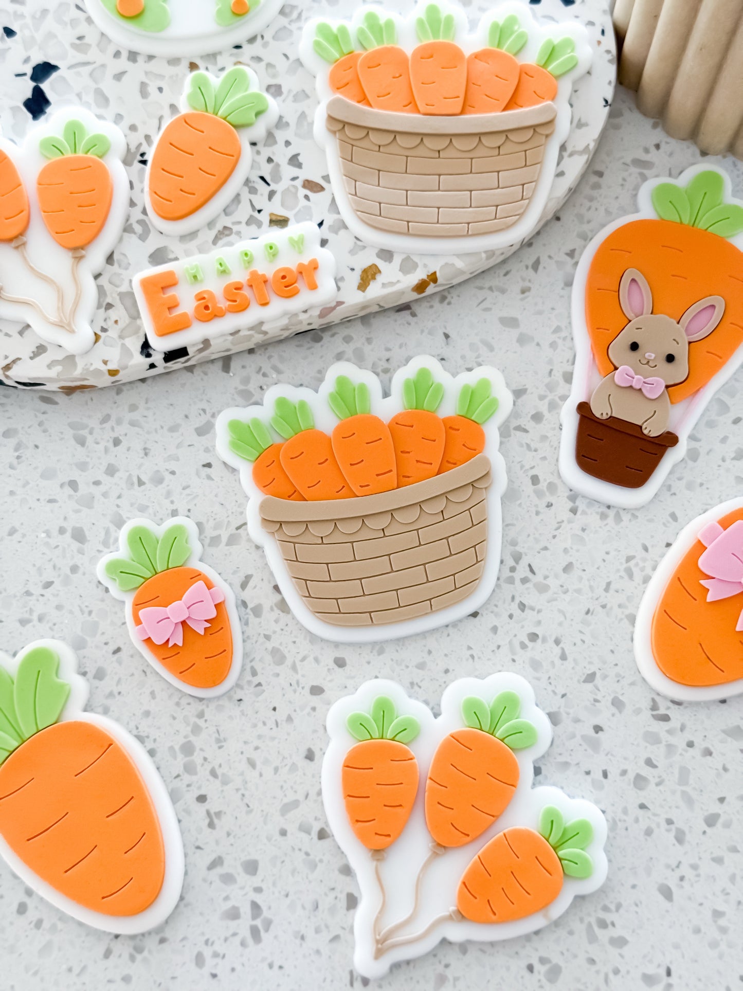 Carrot Basket - Cookie Stamp and Cutter