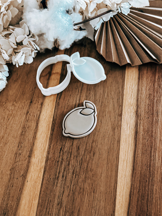 Mini Full Lemon Stamp & Cutter - Perfect for Fondant & Sugar Cookies