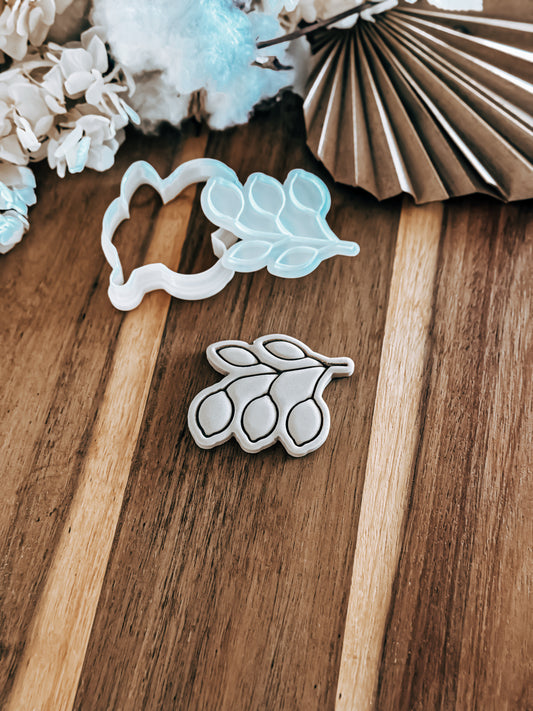 Mini Lemons on Branch (Three) Stamp & Cutter - Perfect for Fondant & Sugar Cookies