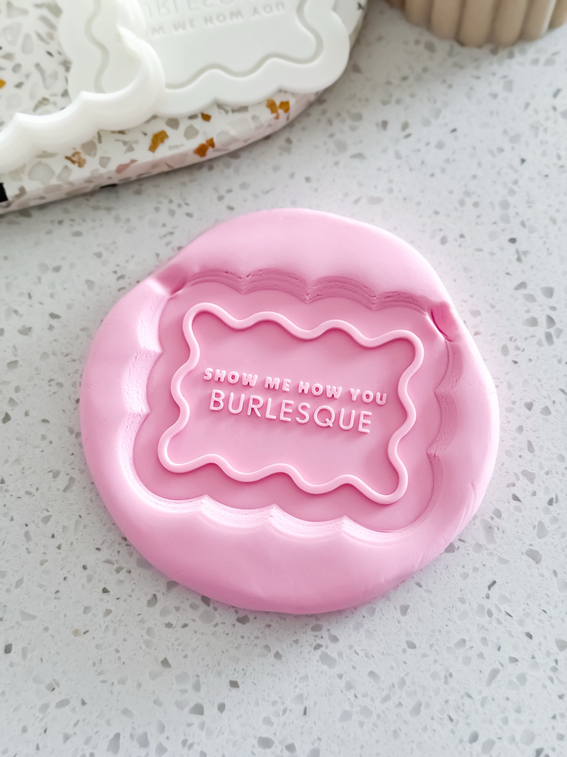 Show Me How You Burlesque Stamp & Cutter - Perfect for Fondant & Sugar Cookies