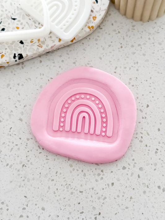 Mumma Mia Rainbow Stamp & Cutter - Perfect for Fondant & Sugar Cookies