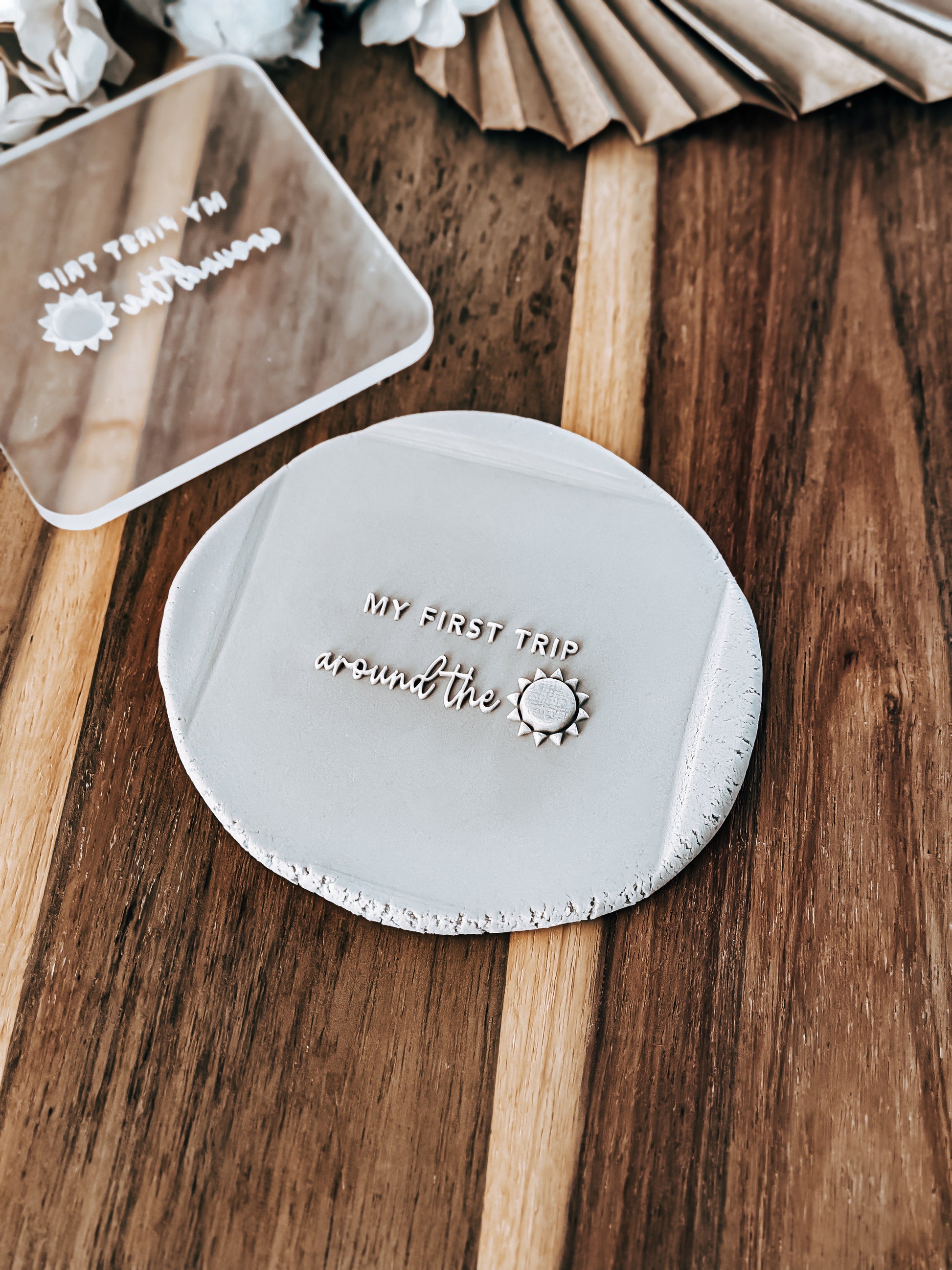 My First Trip Around the Sun 'UP'  - Stamp - Ideal for Fondant & Sugar Cookies