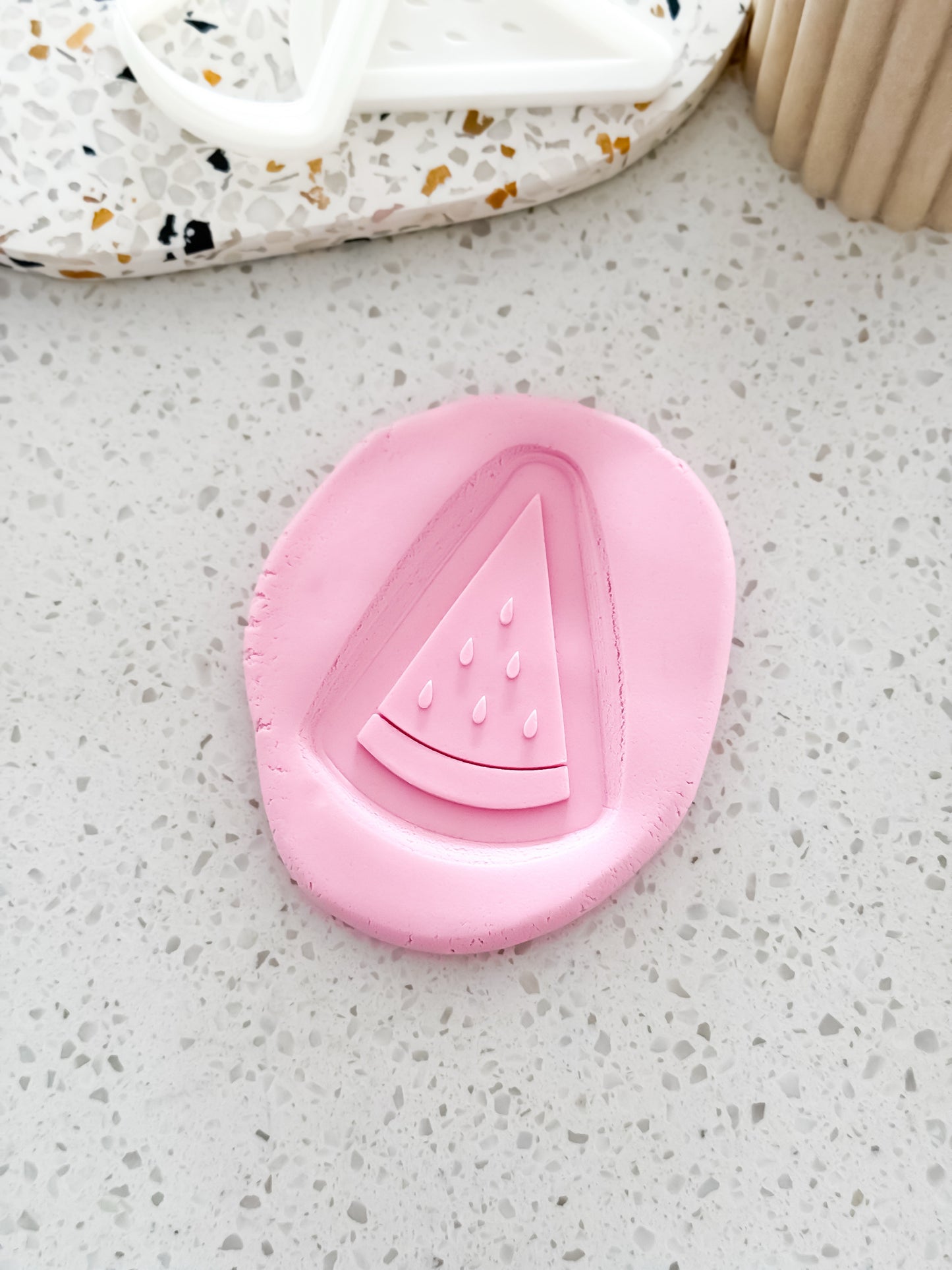 Watermelon (Caterpillar) Stamp & Cutter - Perfect for Fondant & Sugar Cookies