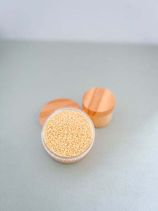 Apricot Nonpareils – Edible Sprinkles for Cakes, Cookies & Cupcakes
